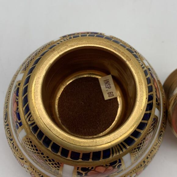 Royal Crown Derby Old Imari Cigarette Lighter Exclusive for Ronson Has Patina - Picture 9 of 9